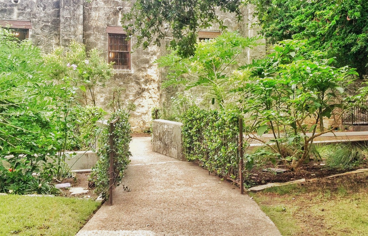 Visiting the Alamo? Check out the old courtyard
