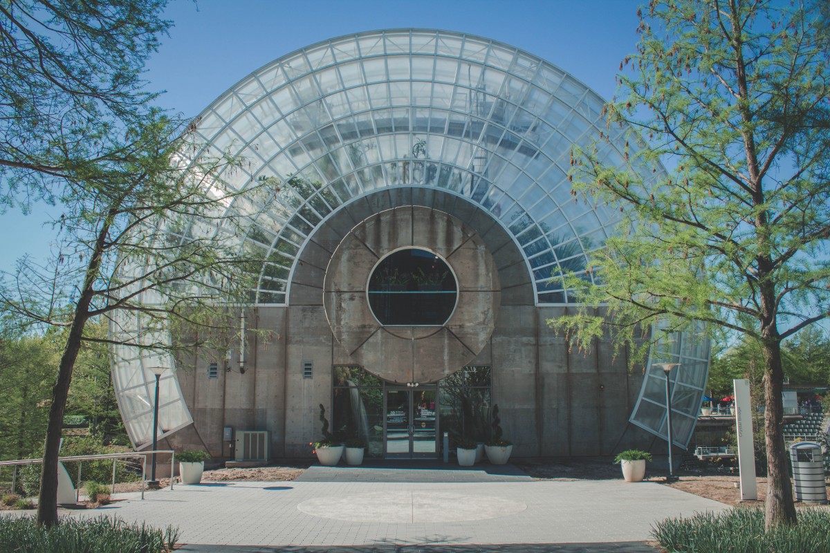 OKC Date Ideas: Myriad Botanical Gardens Entrance