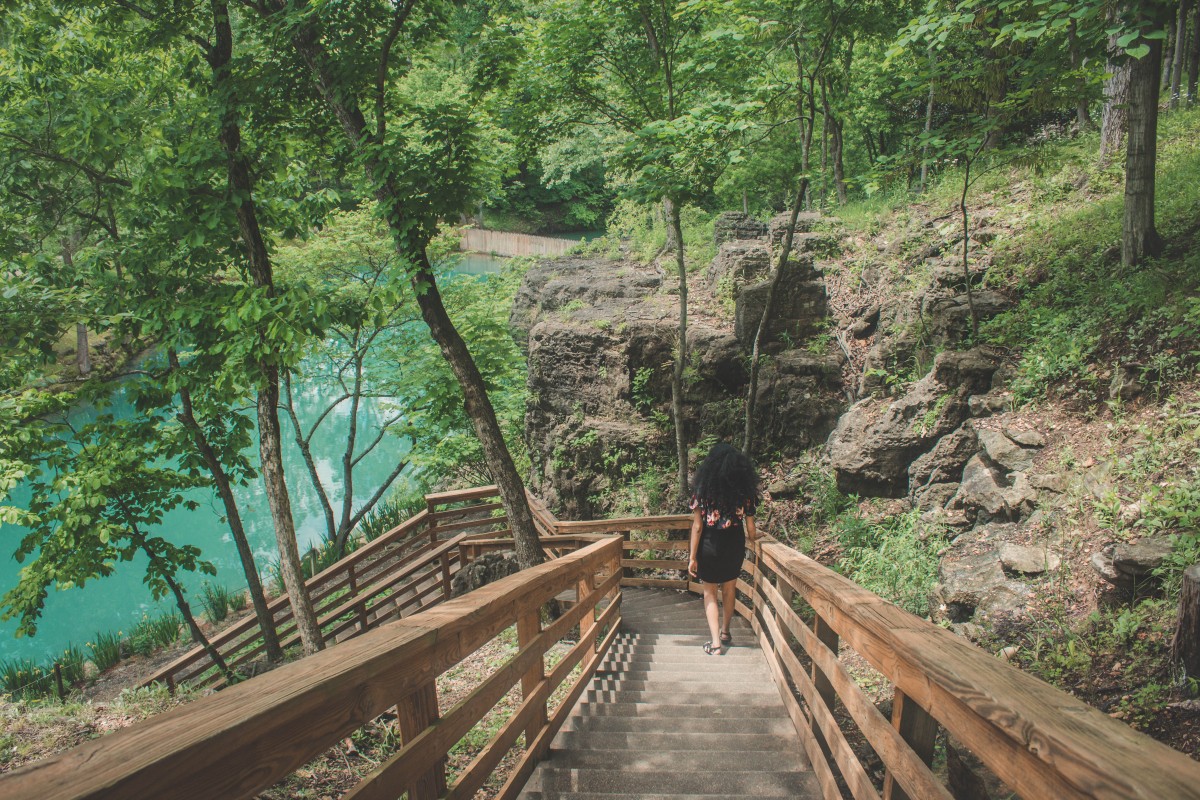 Staircase To Blue Spring