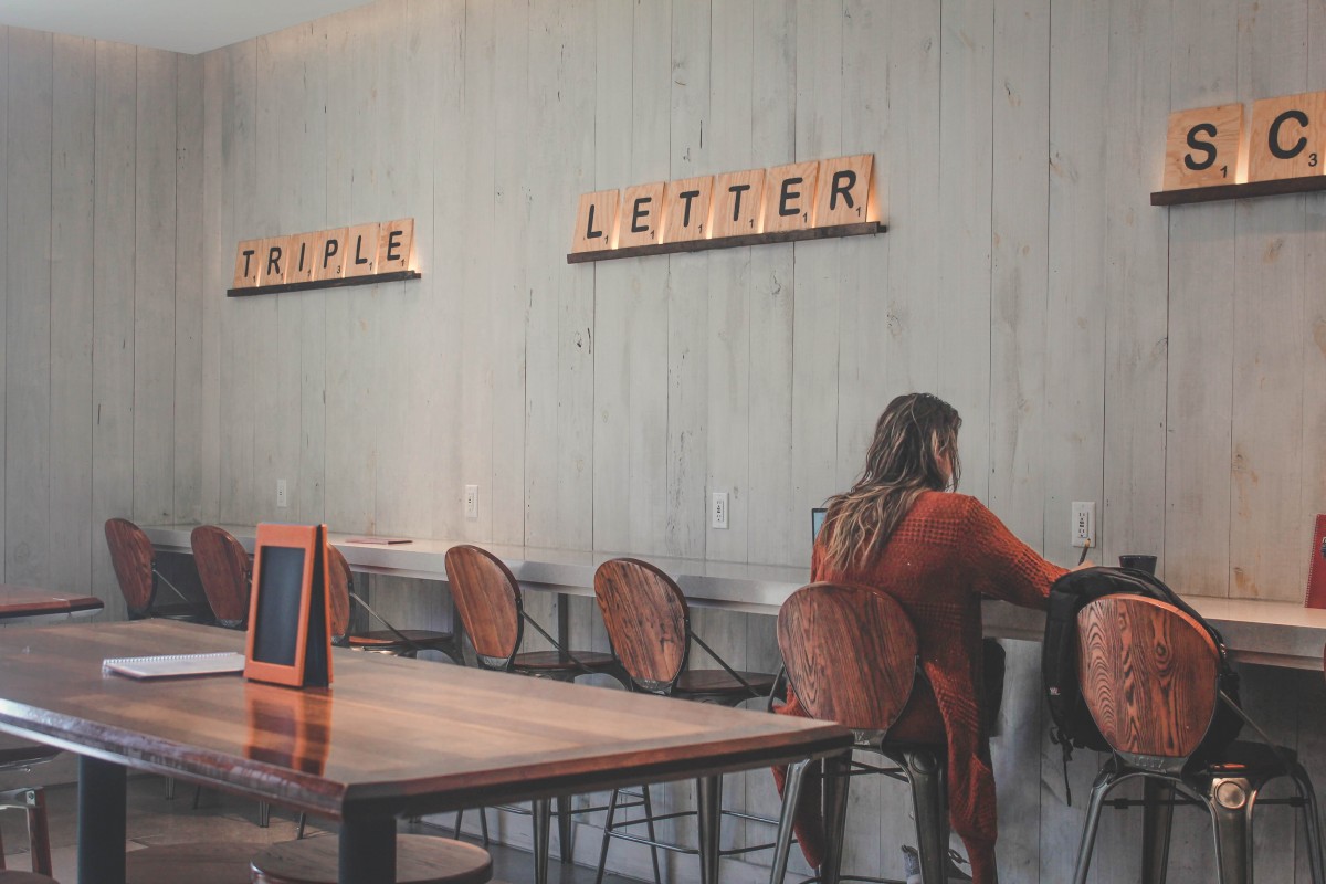Coworking style coffee shop at Nerdvana