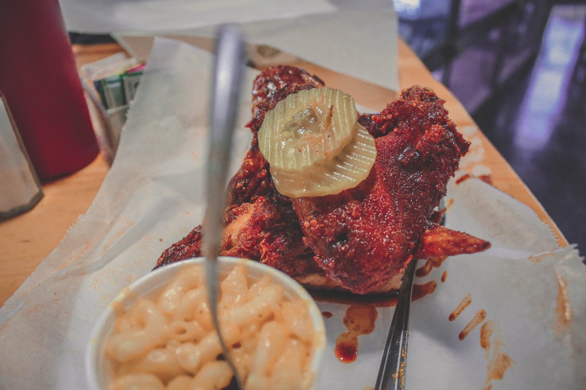 XXX hot chicken at Prince's Hot Chicken