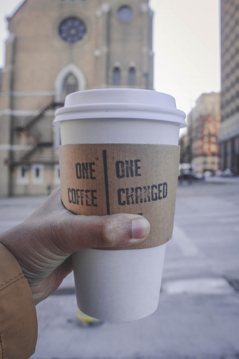 Coffee from a shop that uses TAGG