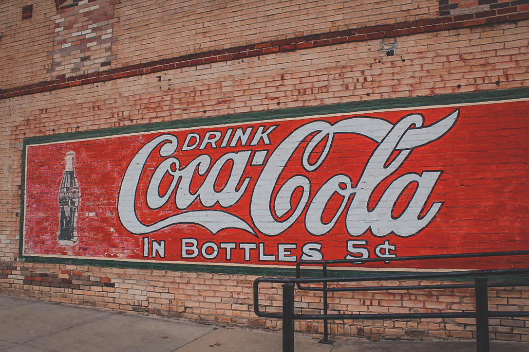Things to do in East Texas: cute Coca Cola sign