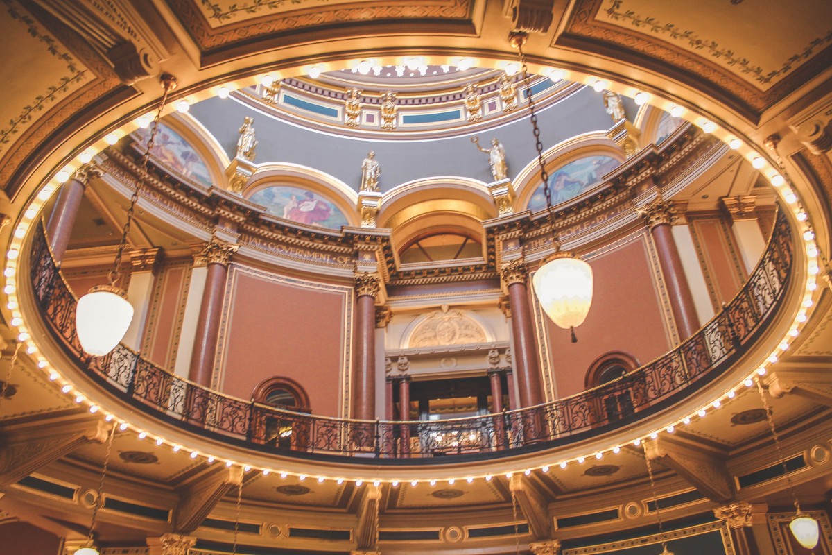 Gorgeous capitol building in Des Moines
