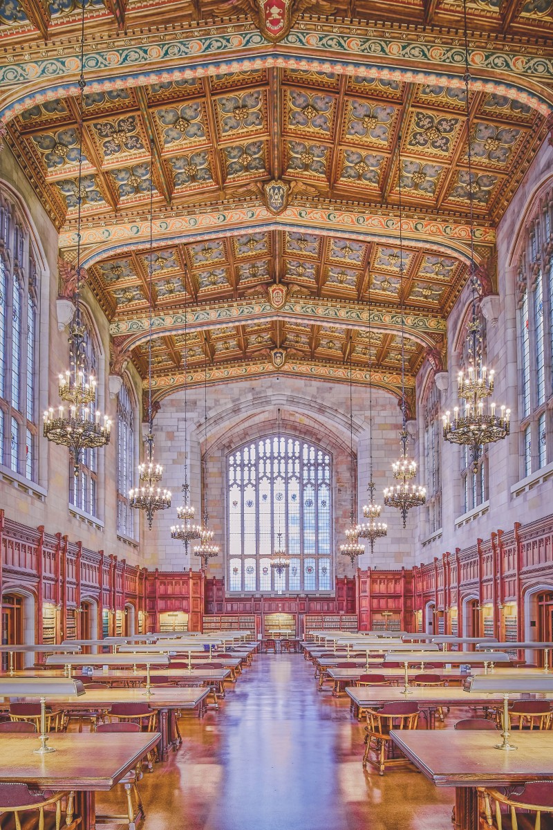most beautiful libraries in the US: inside of University of Michigan Library