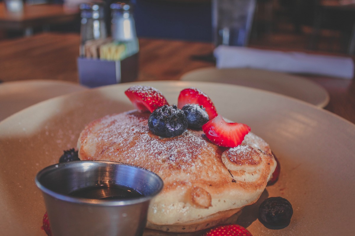 Lemon Ricotta pancakes from Pacific Table, one of the best places to eat in Fort Worth.