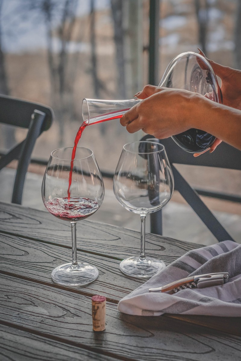 Wineries in New York Stock photo three