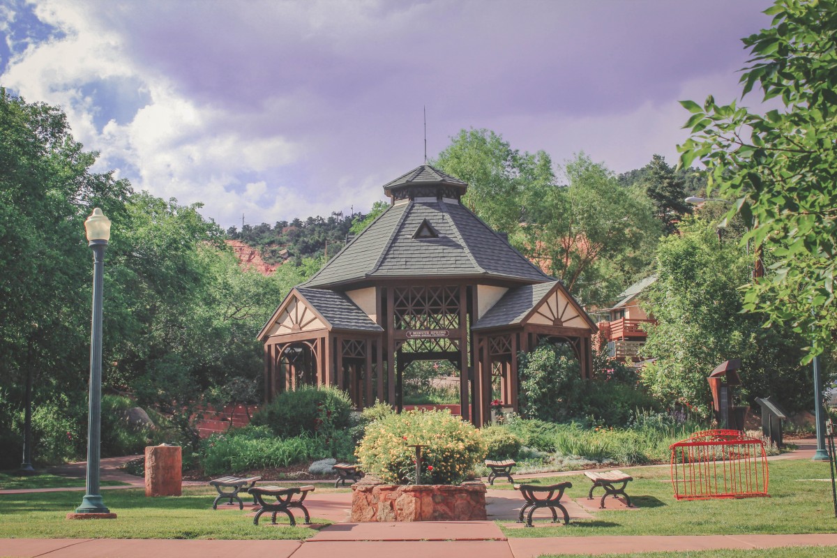 Seven Minute Spring In Manitou Springs Gazebo