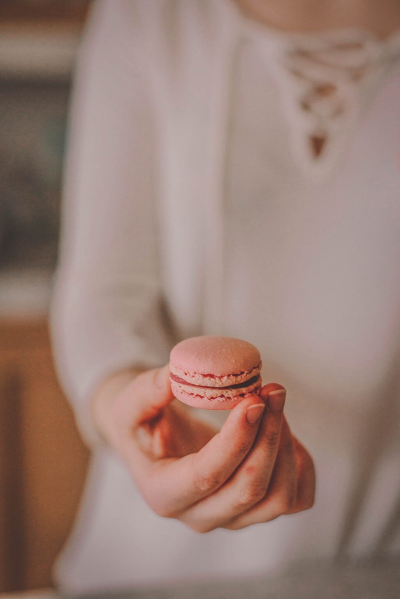 macaron, just like the ones in La Brioche