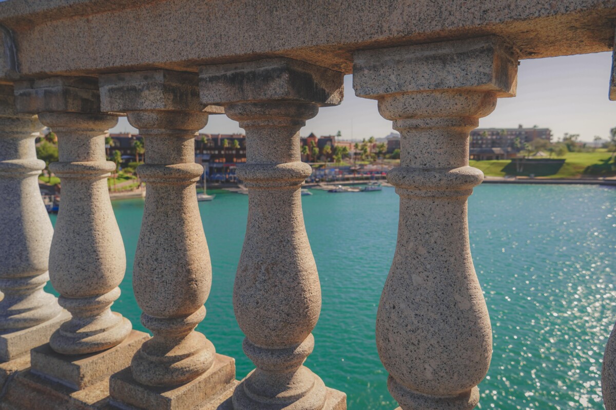 view from London Bridge in Lake Havasu