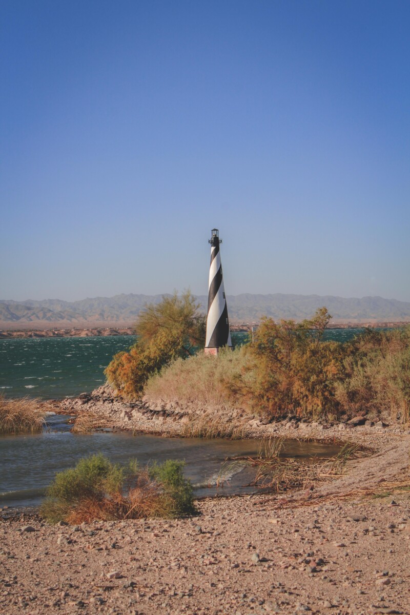 lighthouse in Lake Havasu State Park