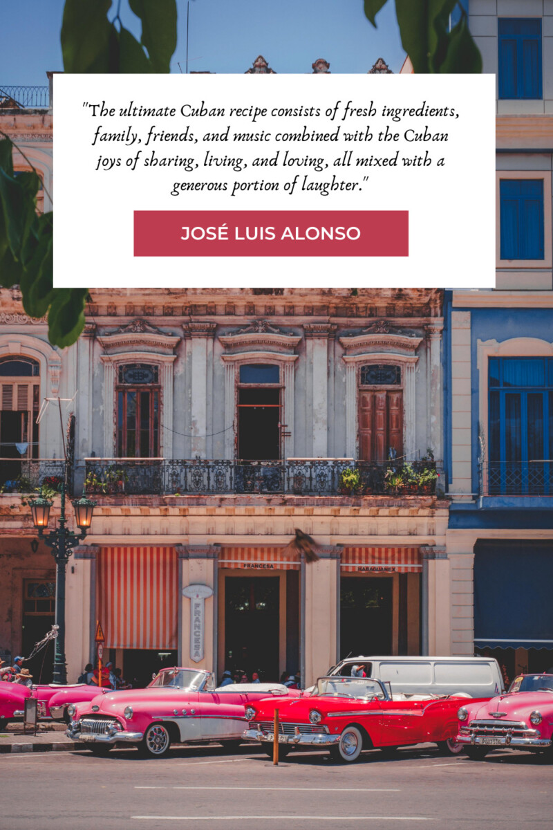 Cuba quotes from Cuban cookbooks