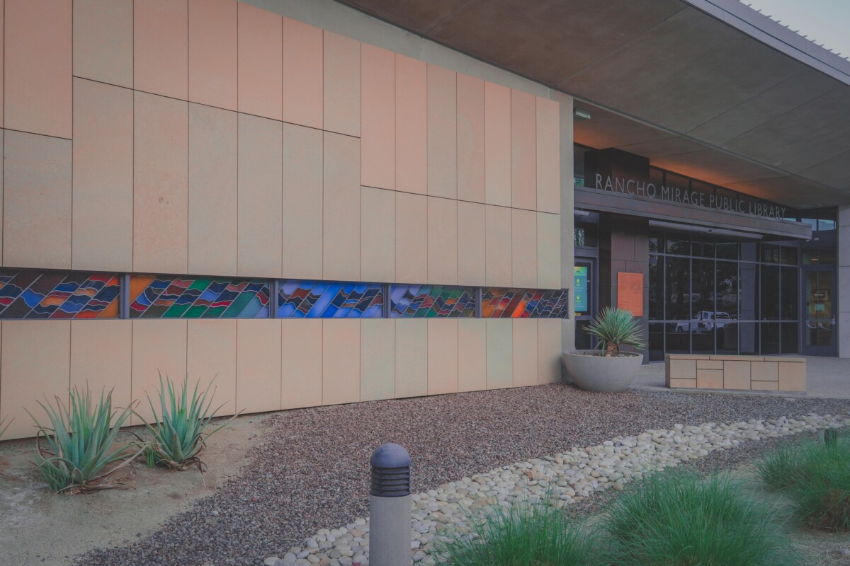 Rancho Mirage Library entrance