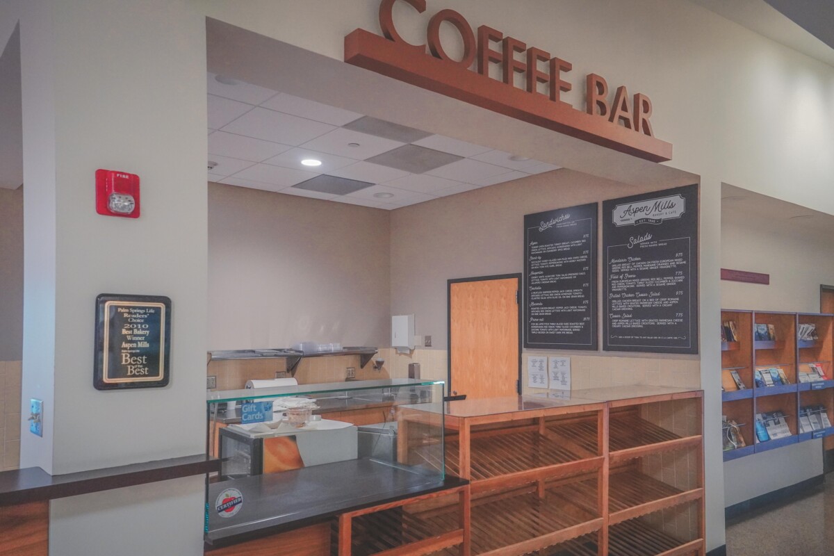 Coffee Bar inside Rancho Mirage Library