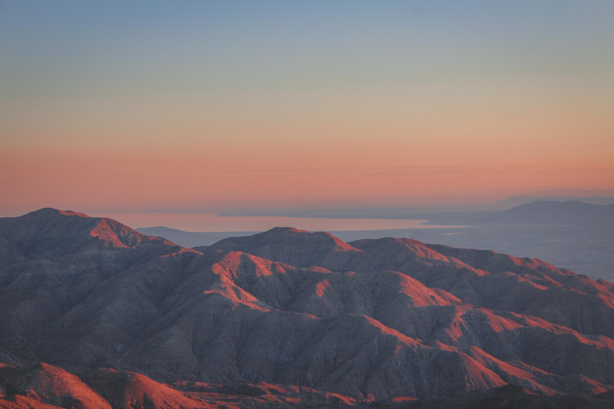 top things to do in Joshua Tree: sunset at Keys View is a bucket list moment