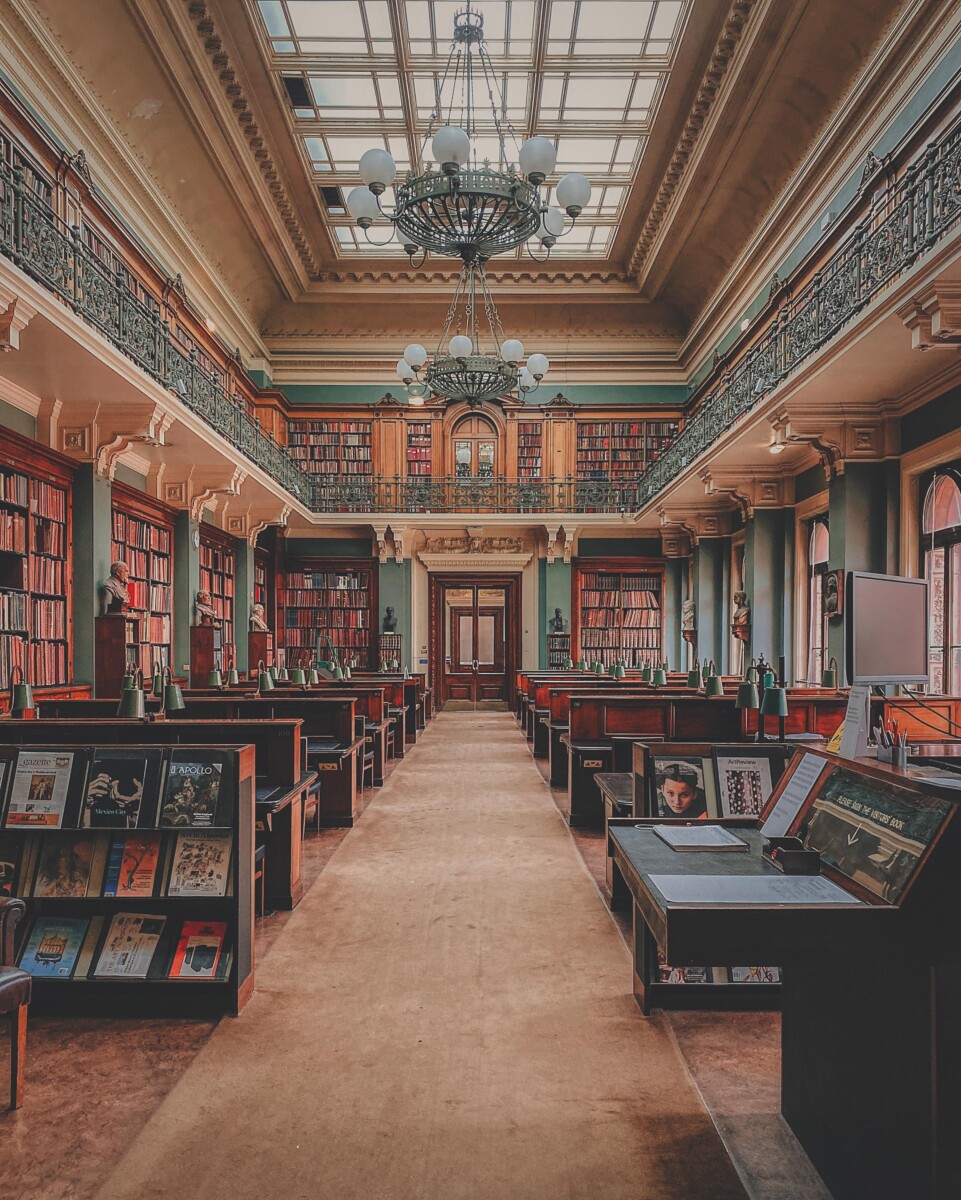 Victoria And Albert Museum dark academia library