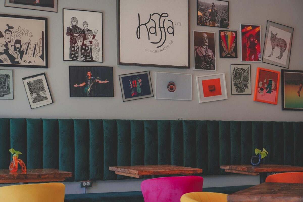 interior of Kaffa in El Paso