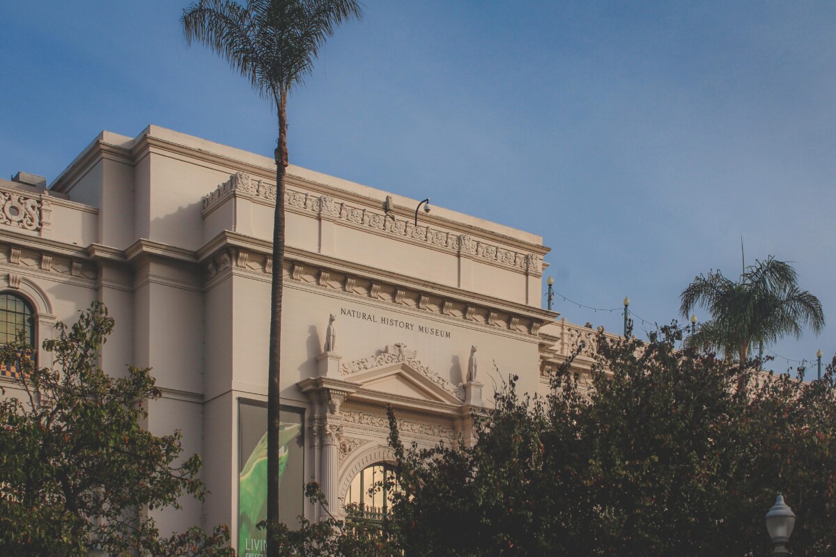 facade of a Natural History Museum in San Diego