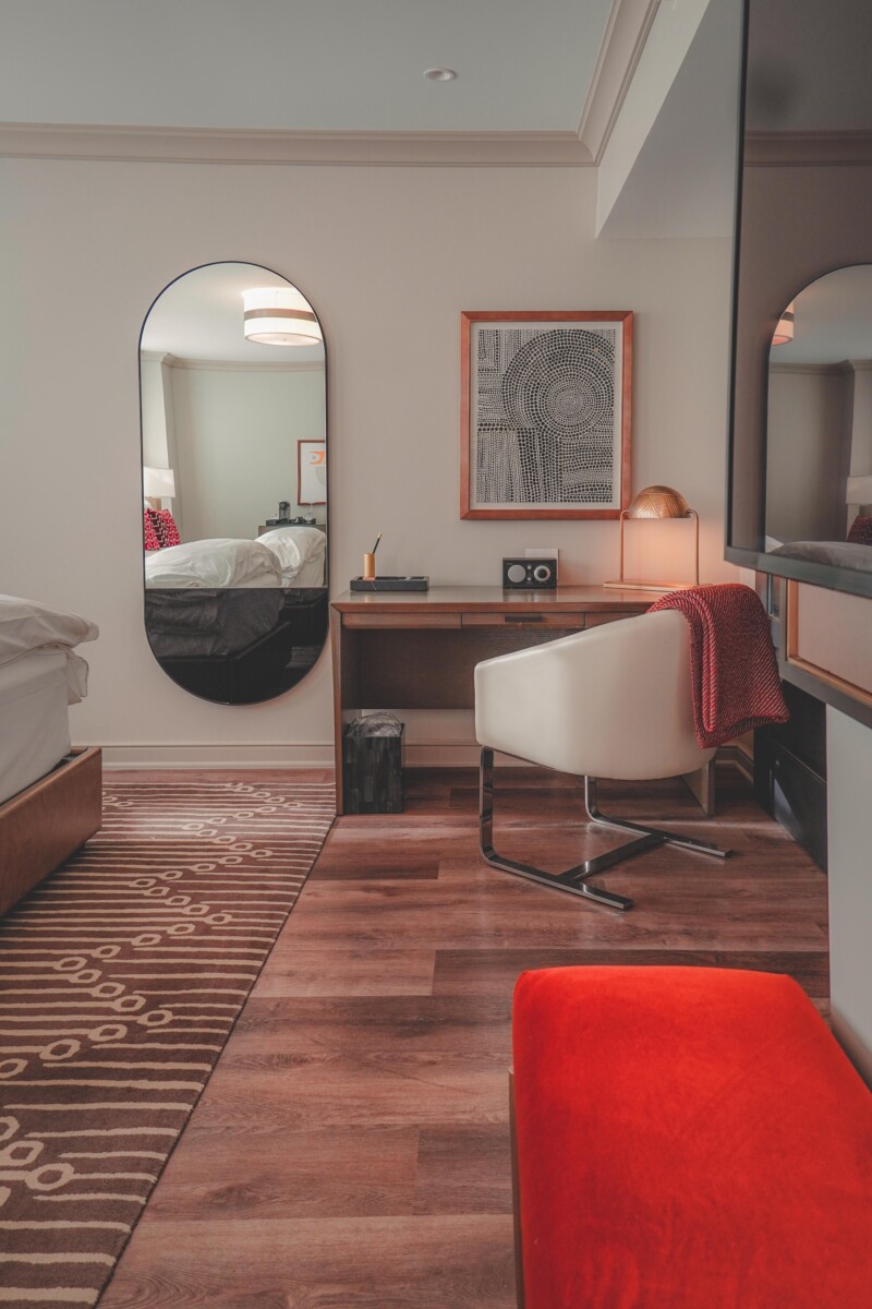work area of the Plaza Hotel in El Paso