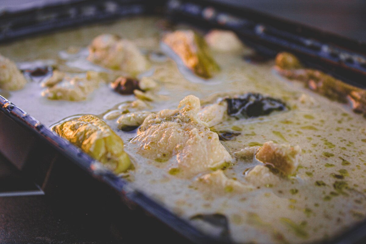 Tay Thai Street Food: green curry chicken with fresh pepper (more restaurants to try in Birmingham)