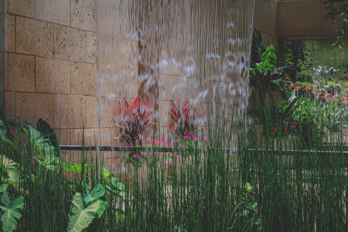 waterfall cascade, featured image for things to do in Dallas