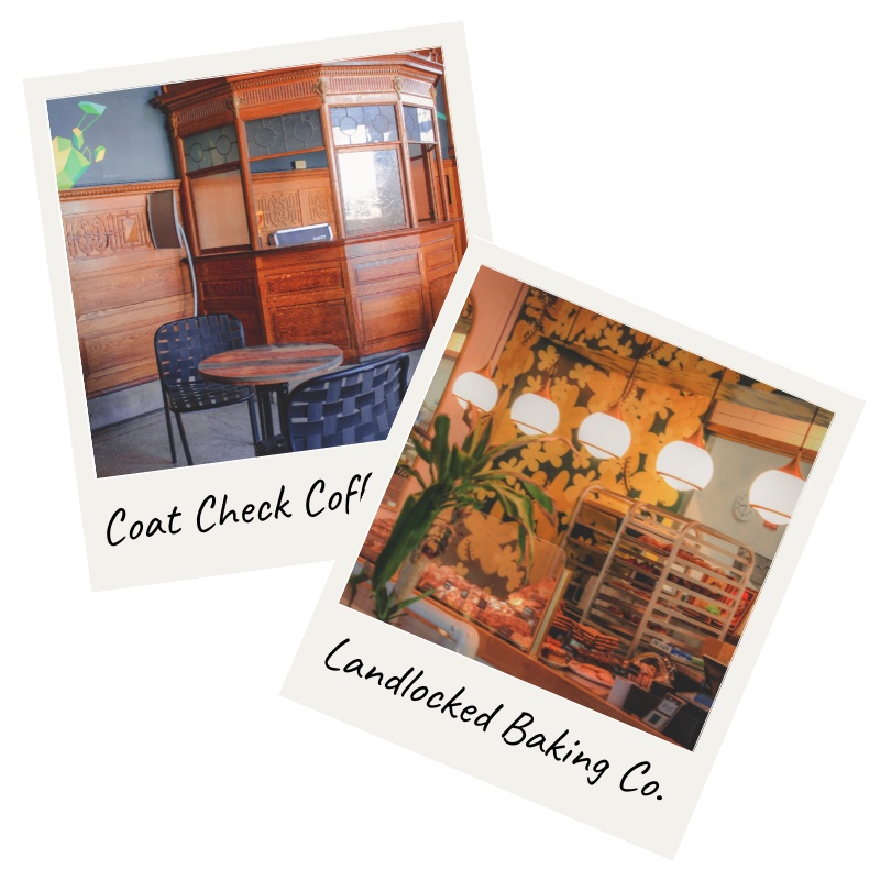 polaroid style photos of Small Victories Coffee Shops In Indianapolis