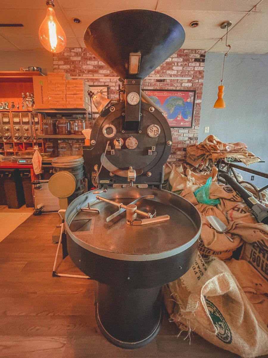 interior of Moonbeam Coffee in San Jose