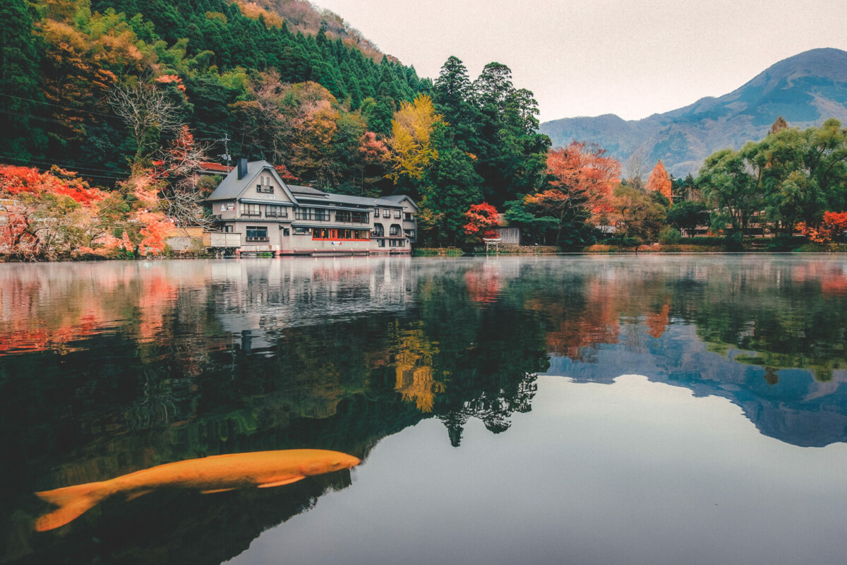 studio ghibli towns: Yufuin, Japan