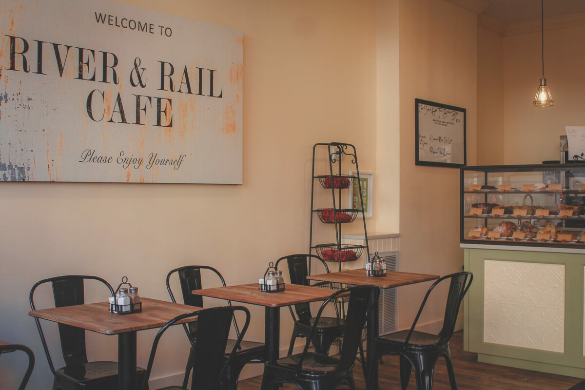River & Rail Cafe, one of the best cafes in New Milford for coffee