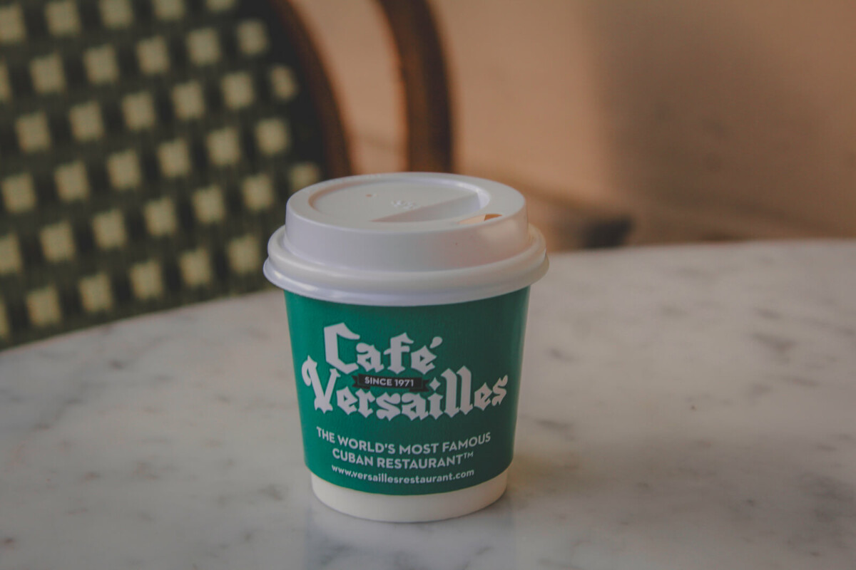 Cuban coffee from Cafe Versailles