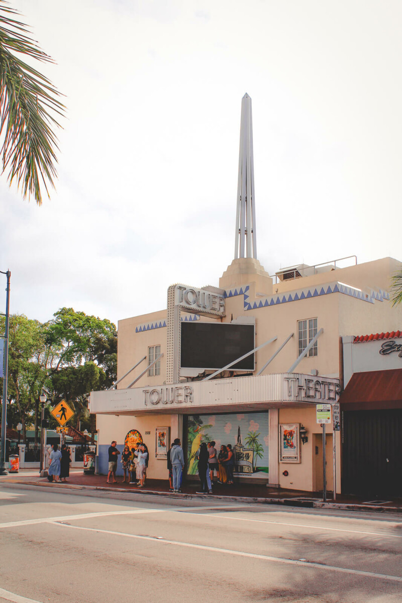 iconic Tower Theater in Little Havana
